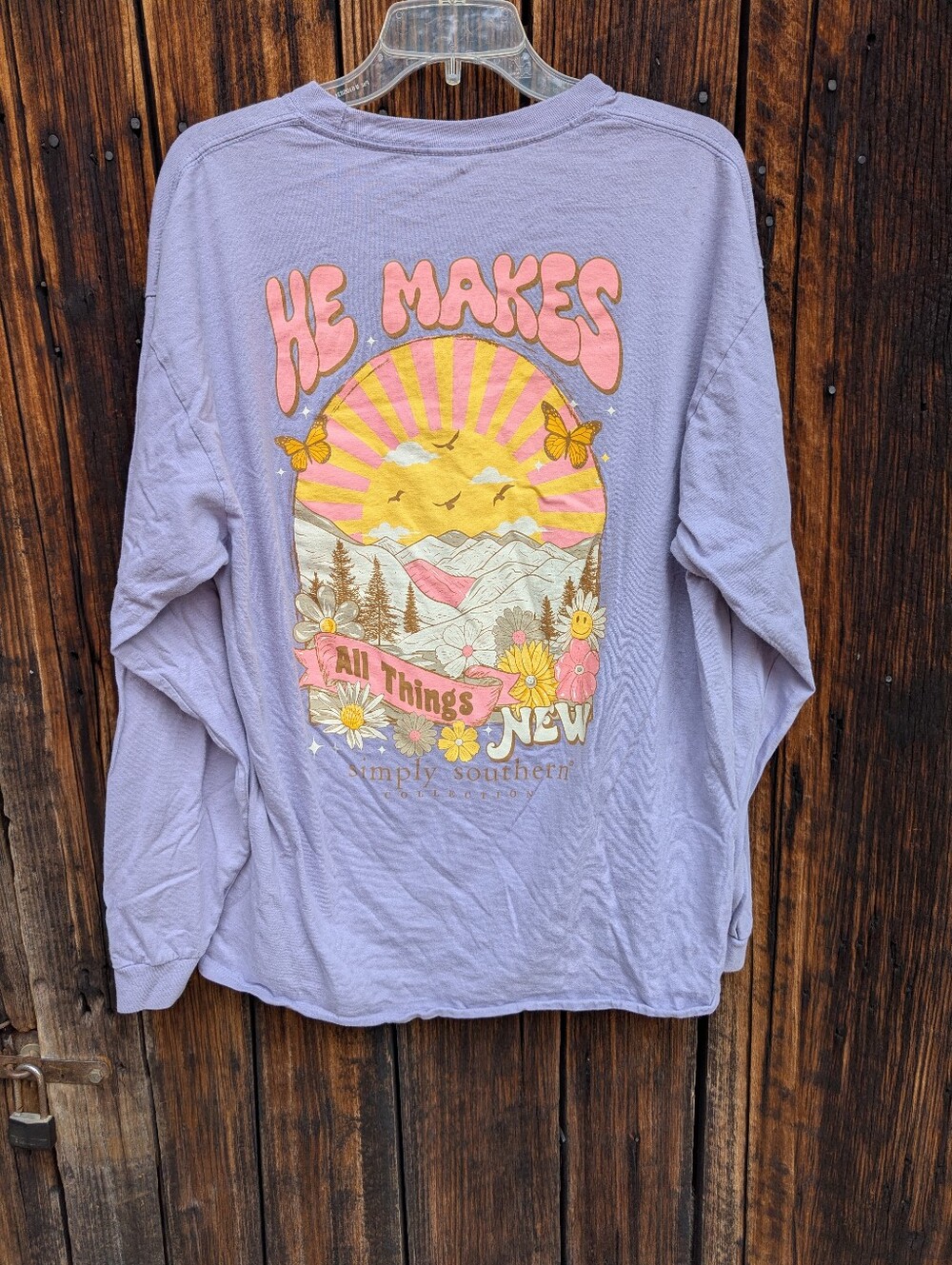 Simply Southern Long Sleeve T-shirt Women's Size XL
